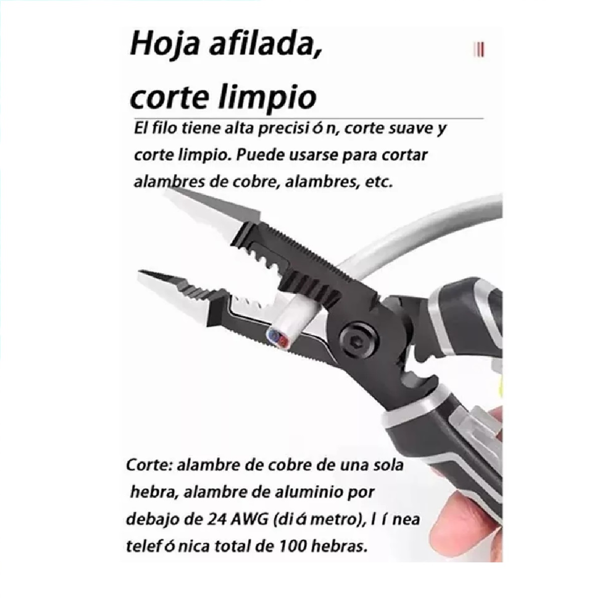 Herramienta De Reparación Alicates Multifunción Nueve En Uno