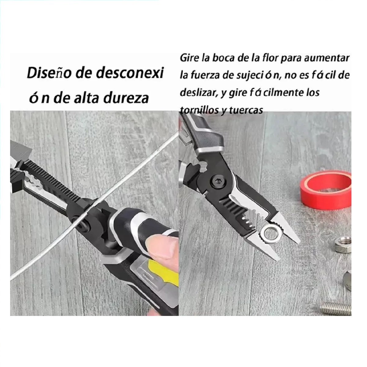 Herramienta De Reparación Alicates Multifunción Nueve En Uno