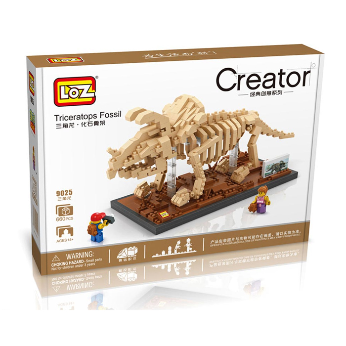 Dinosaurio Triceratop Loz Bloques Construcción Juguete Niños
