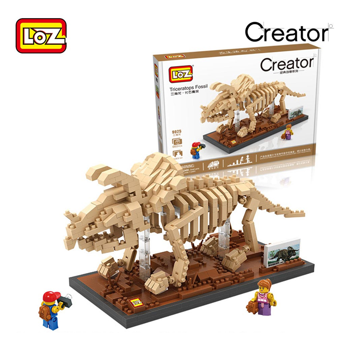 Dinosaurio Triceratop Loz Bloques Construcción Juguete Niños
