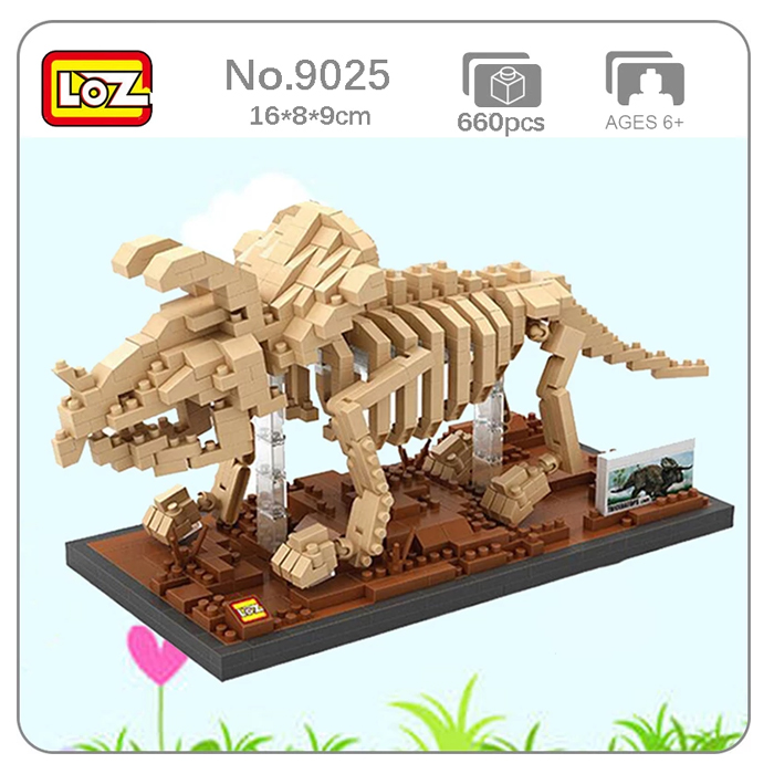 Dinosaurio Triceratop Loz Bloques Construcción Juguete Niños