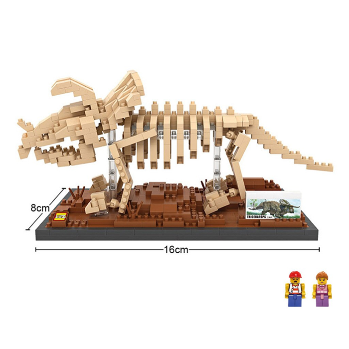 Dinosaurio Triceratop Loz Bloques Construcción Juguete Niños