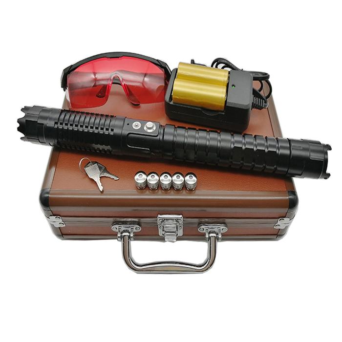 Kit de Rayo Láser Potente MXMAY-001-29 1pz laser haz azul 36x4x4cm 9km Aluminio Plateado Apuntador RayPro