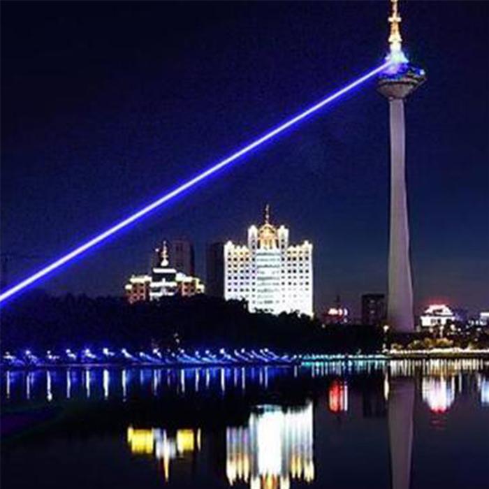 Puntero Láser Azul Ultra Potente MXMAY-001-27 1pz laser haz azul 36x4x4cm 9km Aluminio Plateado Apuntador RayPro