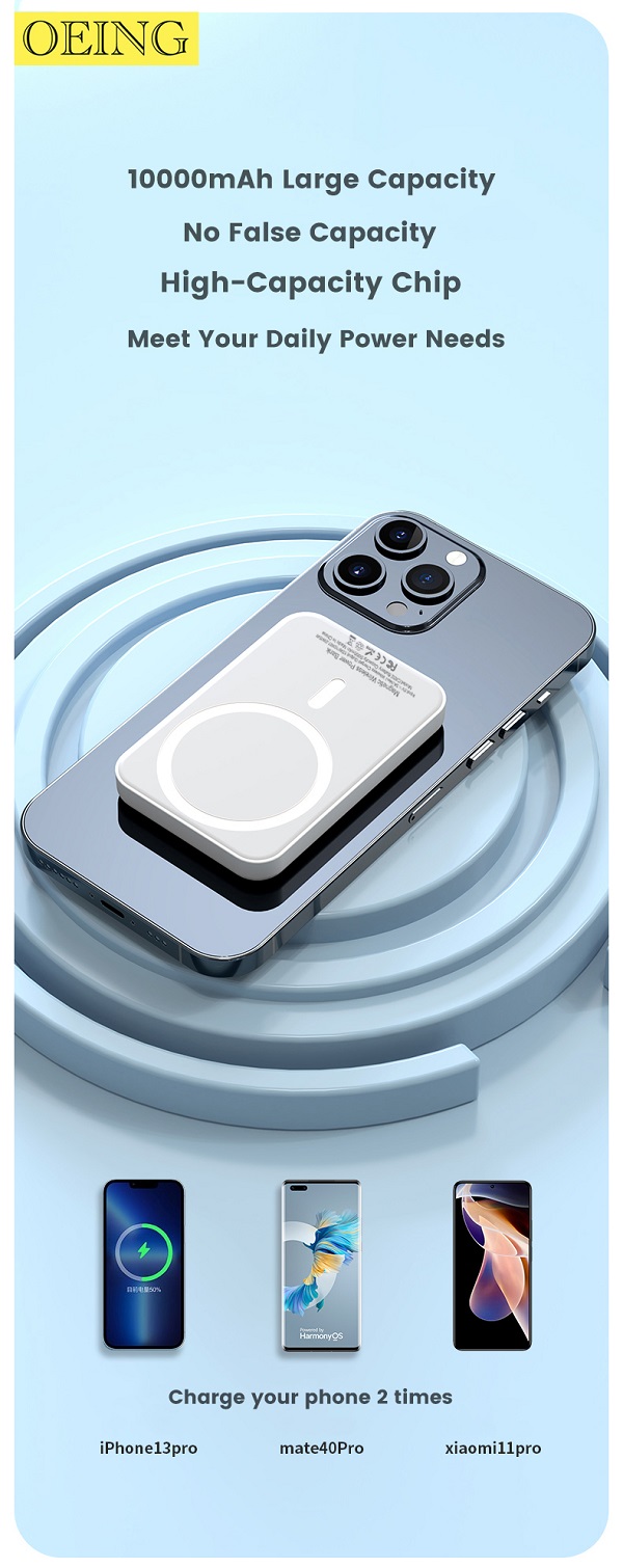 Bateria Magsafe iphone Magnetica 10000 mah
