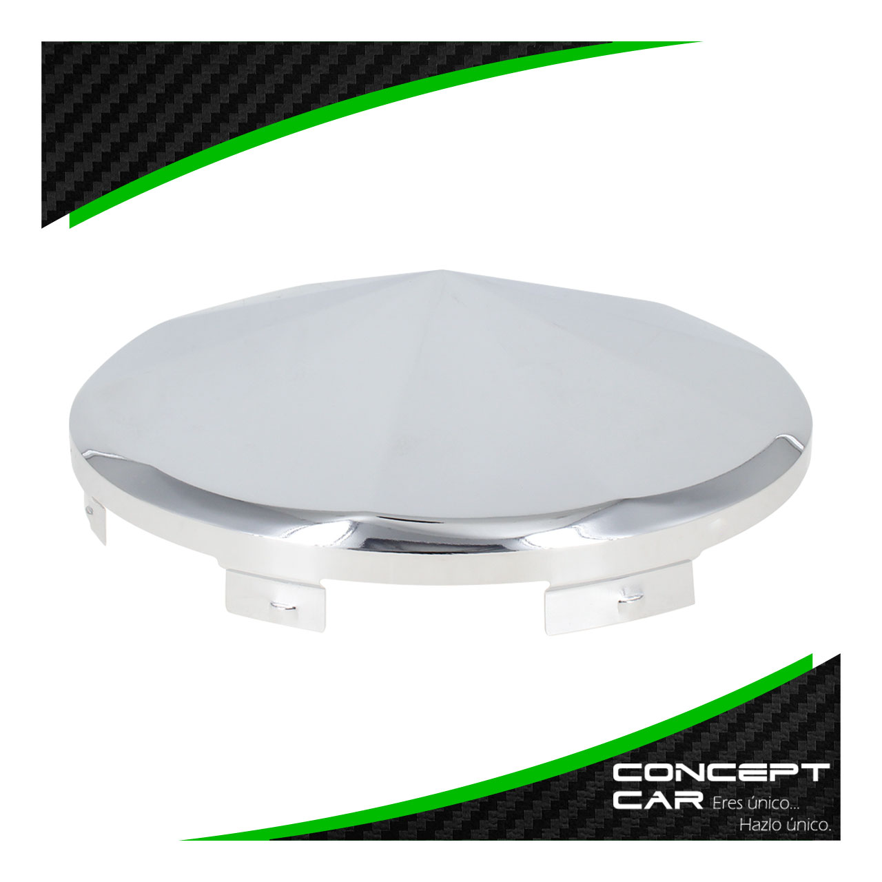 4 Tapa Centro De Masa Cromo Tracto Camion Trailer Universal