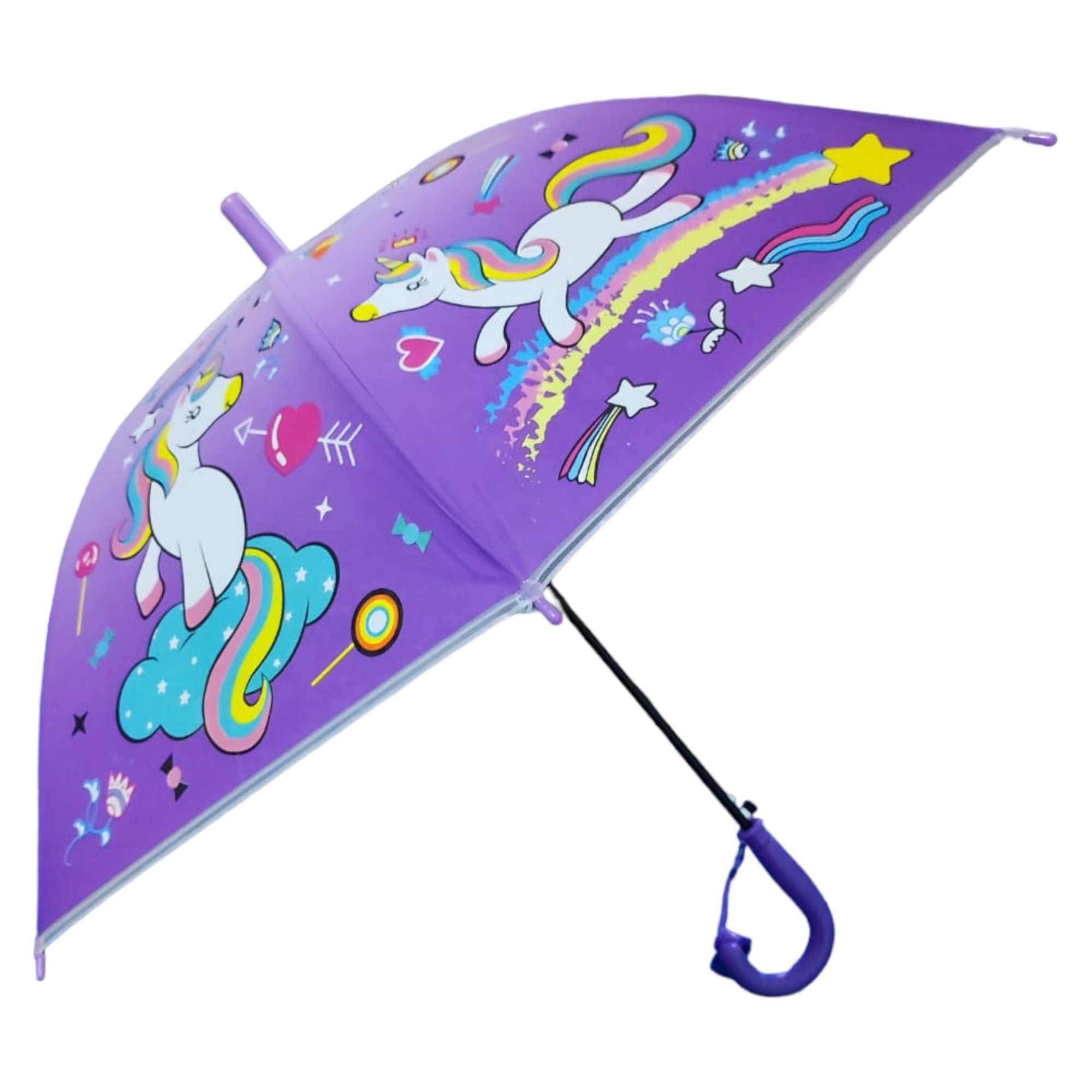 10 Sombrillas Paraguas Para Niños Infantiles Con Silbato