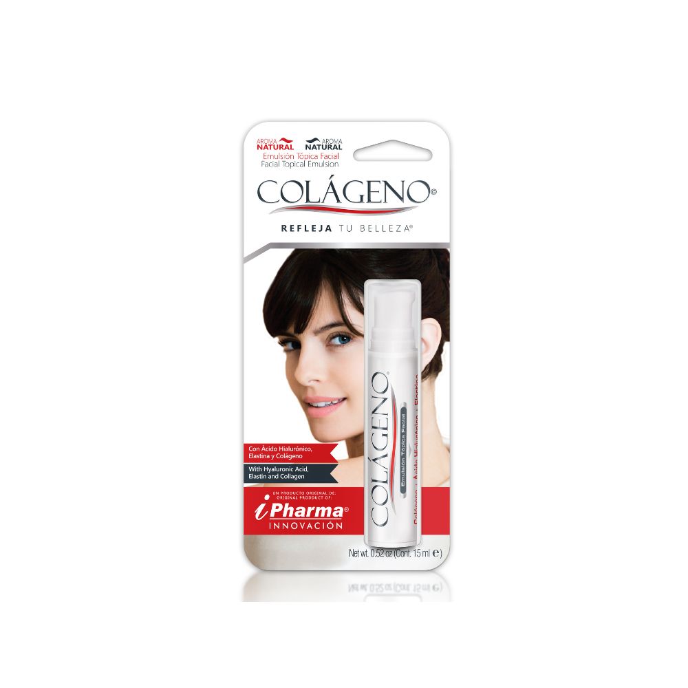 Crema Contorno de Ojos, reduce líneas de expresión contiene Colágeno + ácido hialurónico de 15 ml Aroma Natural.