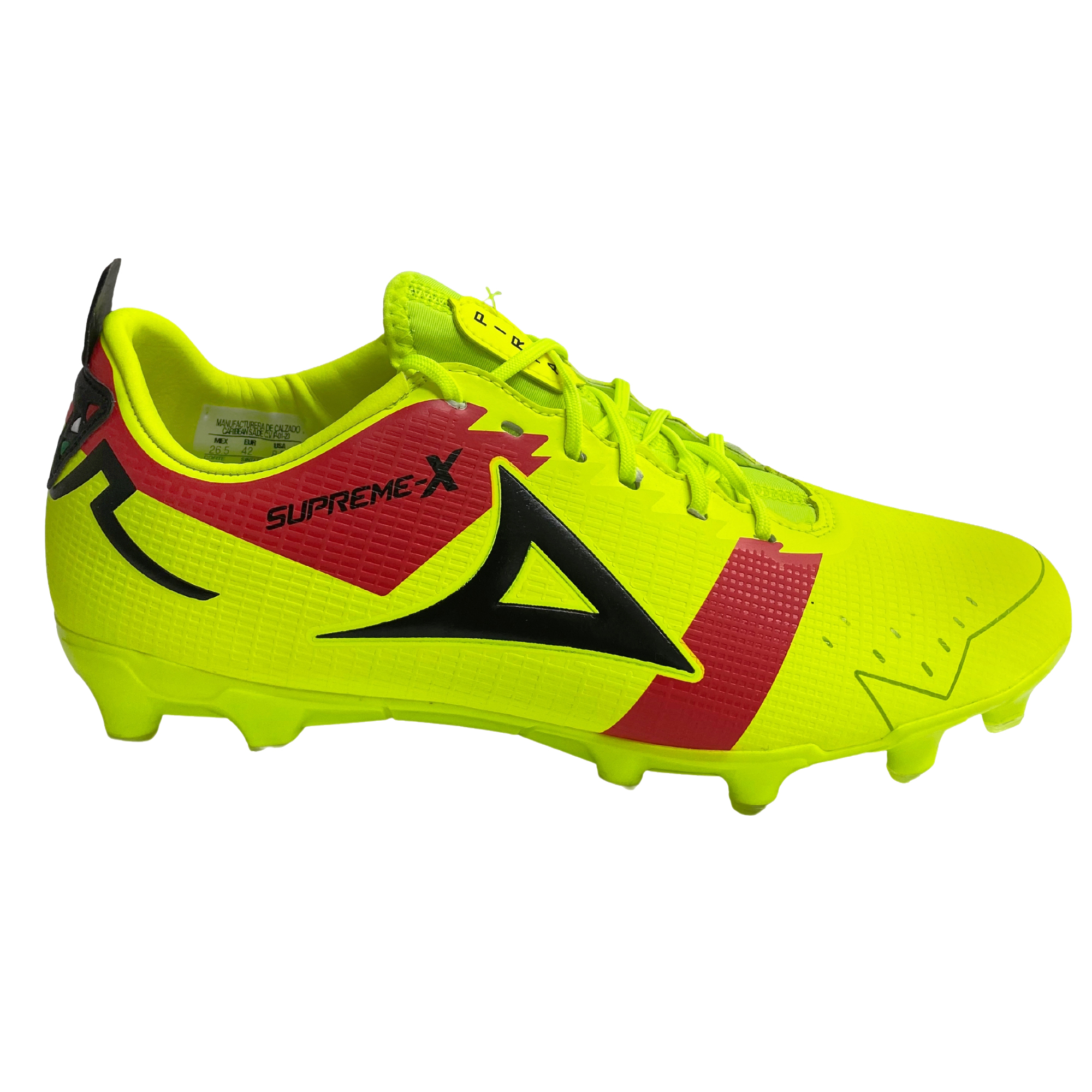 Taquetes Para Futbol Pirma Brasil  Amarillo