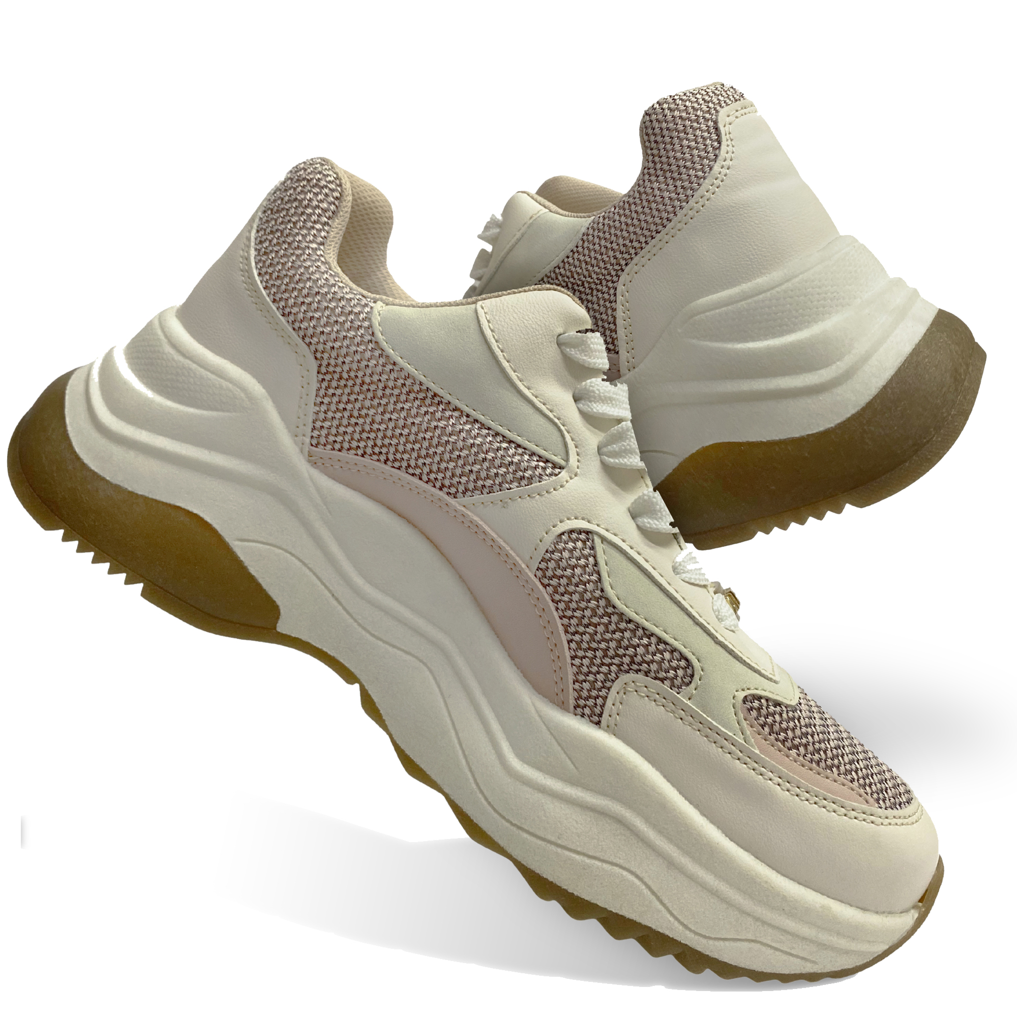 Tenis De Moda Para Dama Transpirables Suela Gruesa Alfie