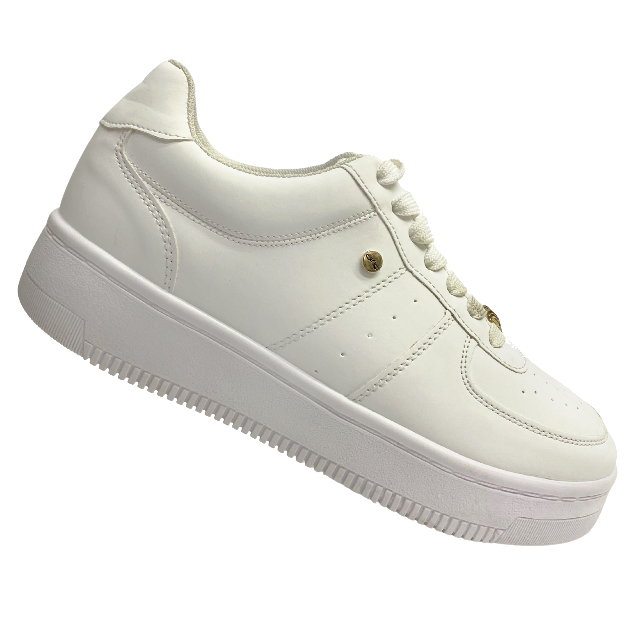 Tenis Sneakers Para Mujer Urbanos Moda Retro Alfie Blanco