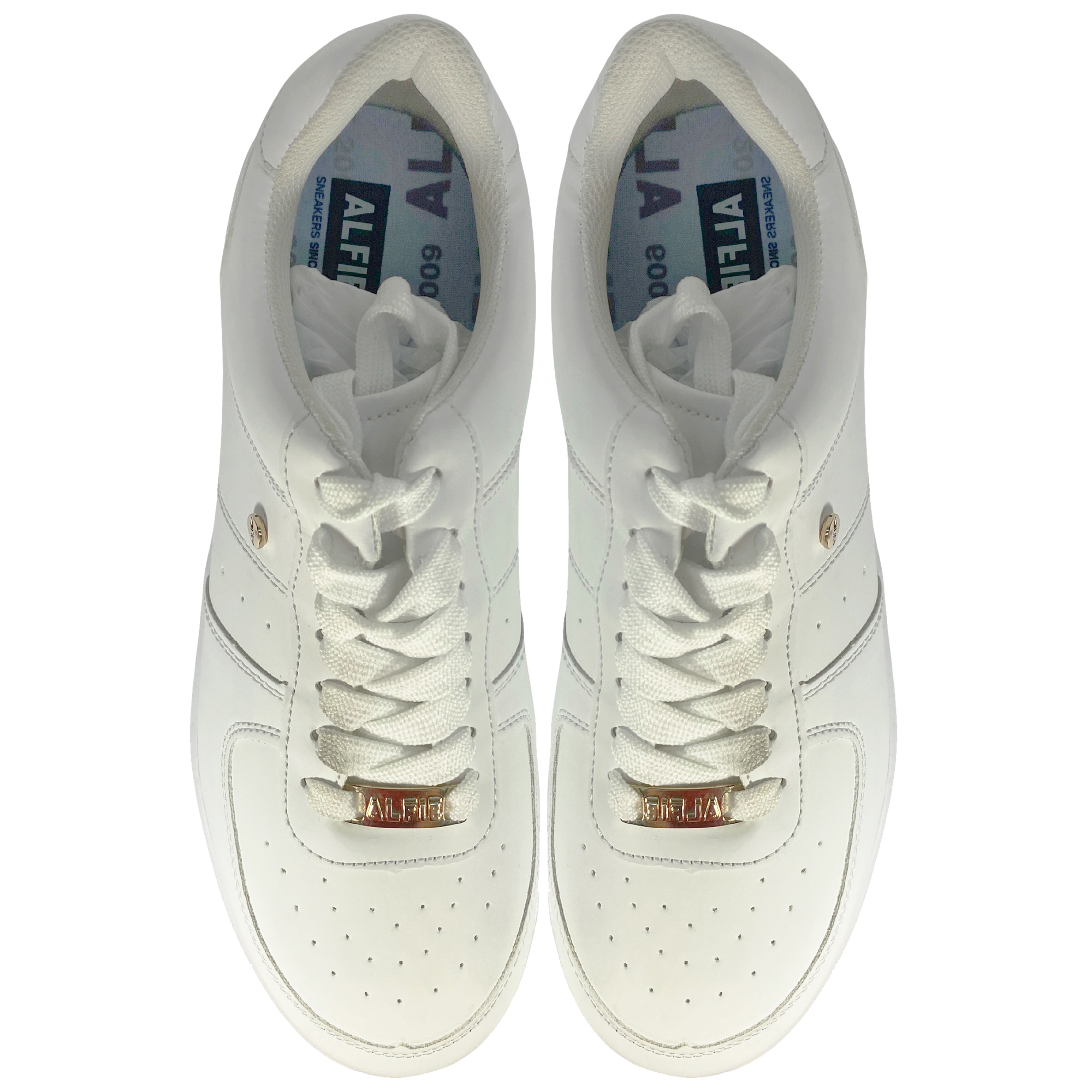 Tenis Sneakers Para Mujer Urbanos Moda Retro Alfie Blanco