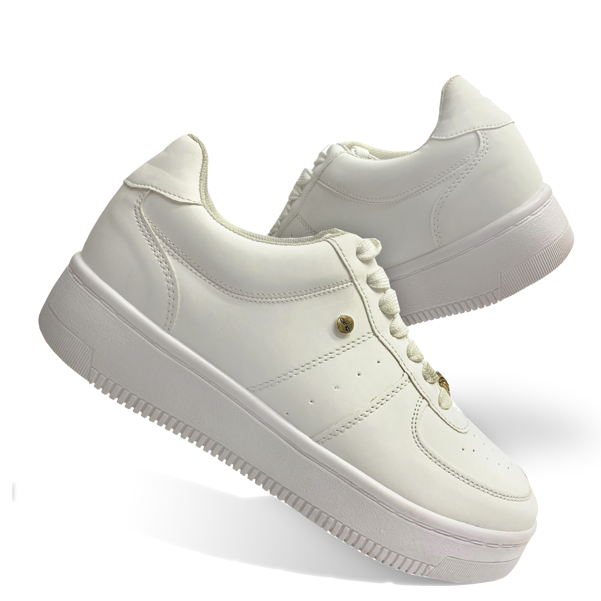 Tenis Sneakers Para Mujer Urbanos Moda Retro Alfie Blanco