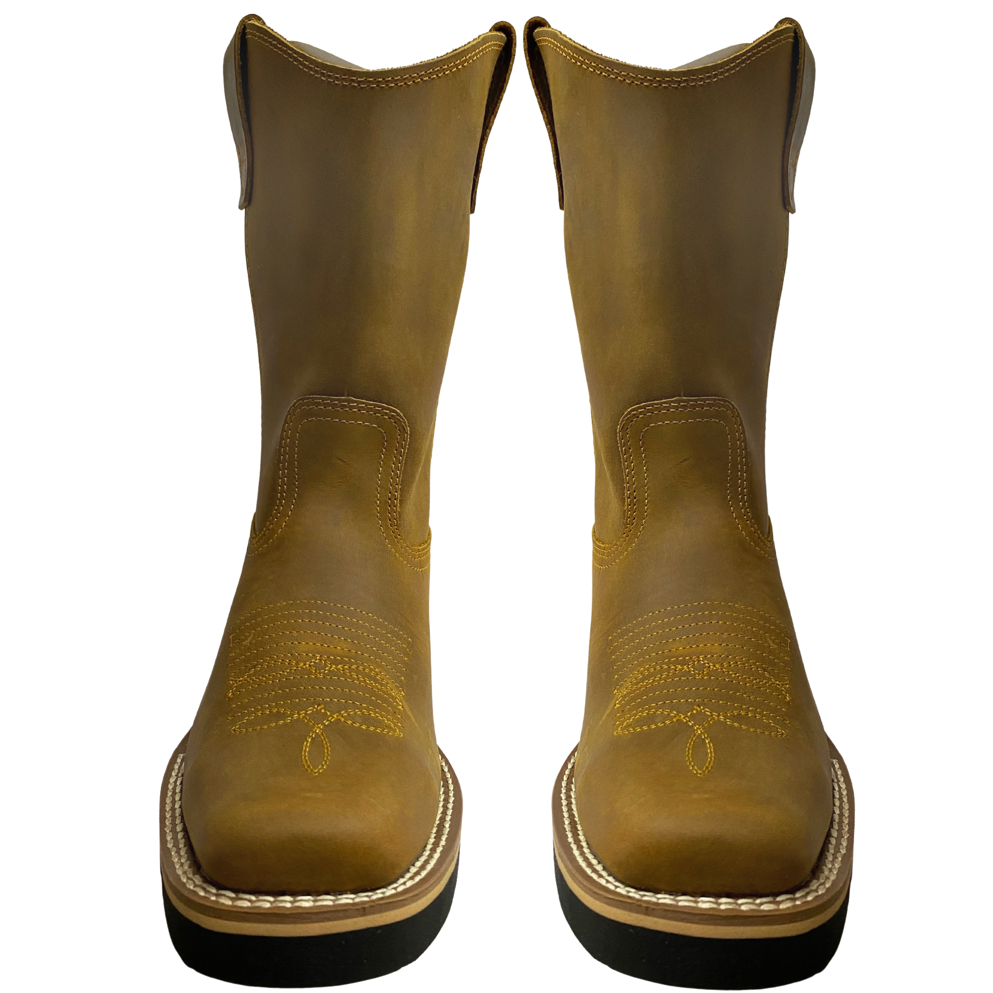 Bota Roper Establo De Piel Res Horma Rodeo Mango Crazy