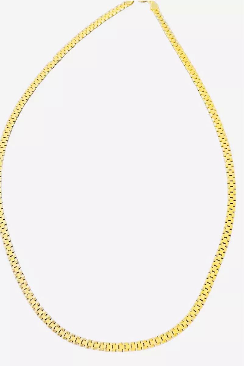 Cadena Baby Rolex 45 Cm X 4mm Oro 14 Kilates + Obsequio