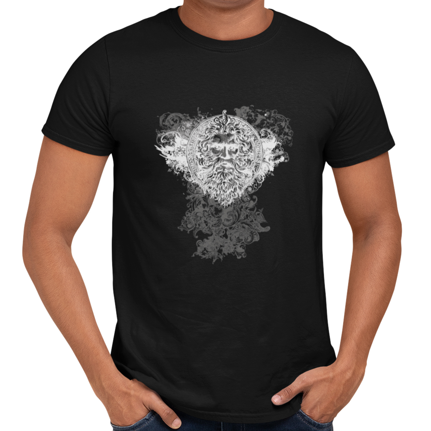 Playera Caballero y Dama Rostro Griego Belleza Griega