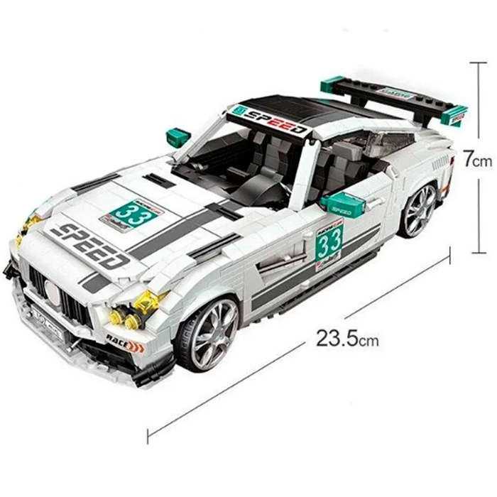 Loz Bloques Miniatura Construcción Coche De Carreras