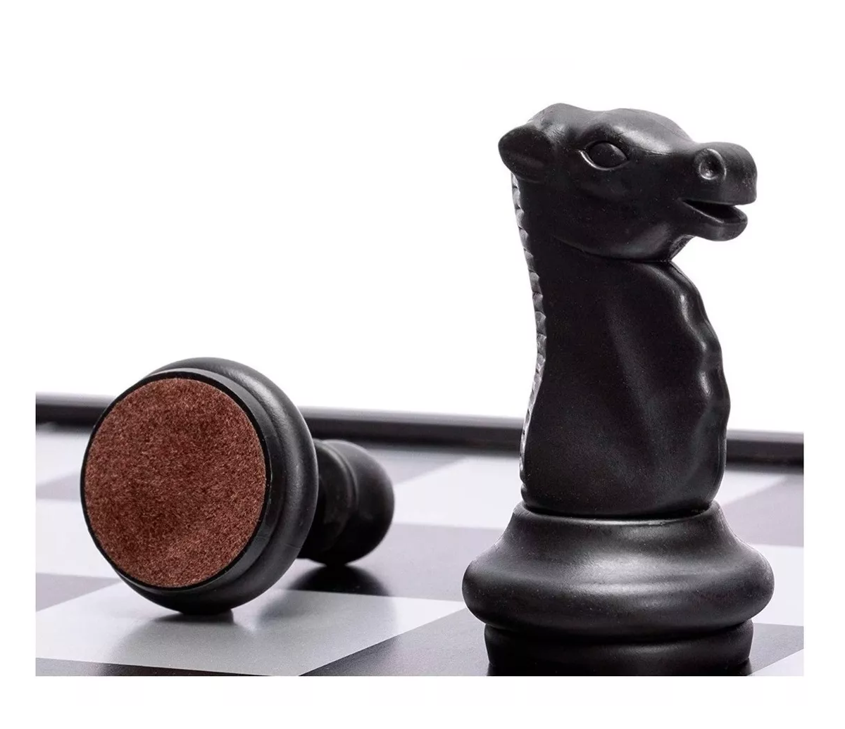 Ajedrez Profesional y Magnético Blanco/Negro 