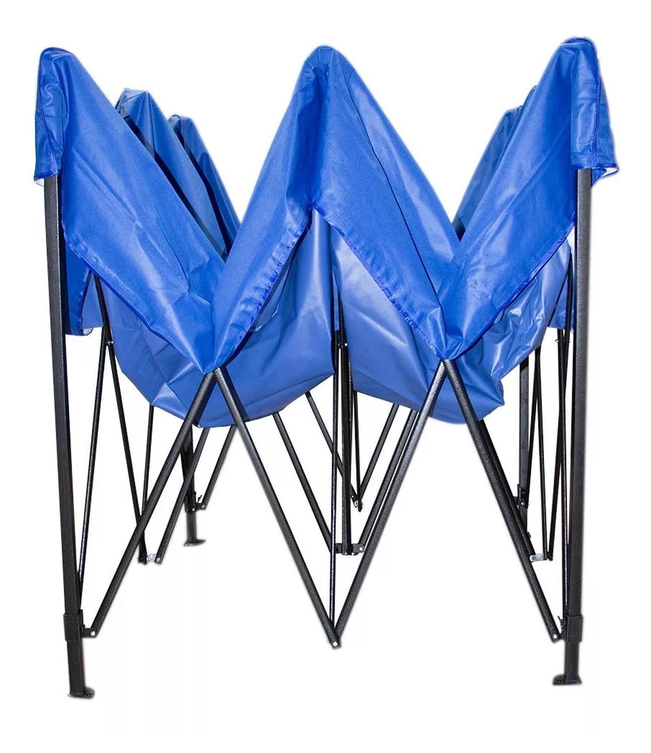 Carpa Toldo 3 X 4.5 M Reforzado Plegable Azul