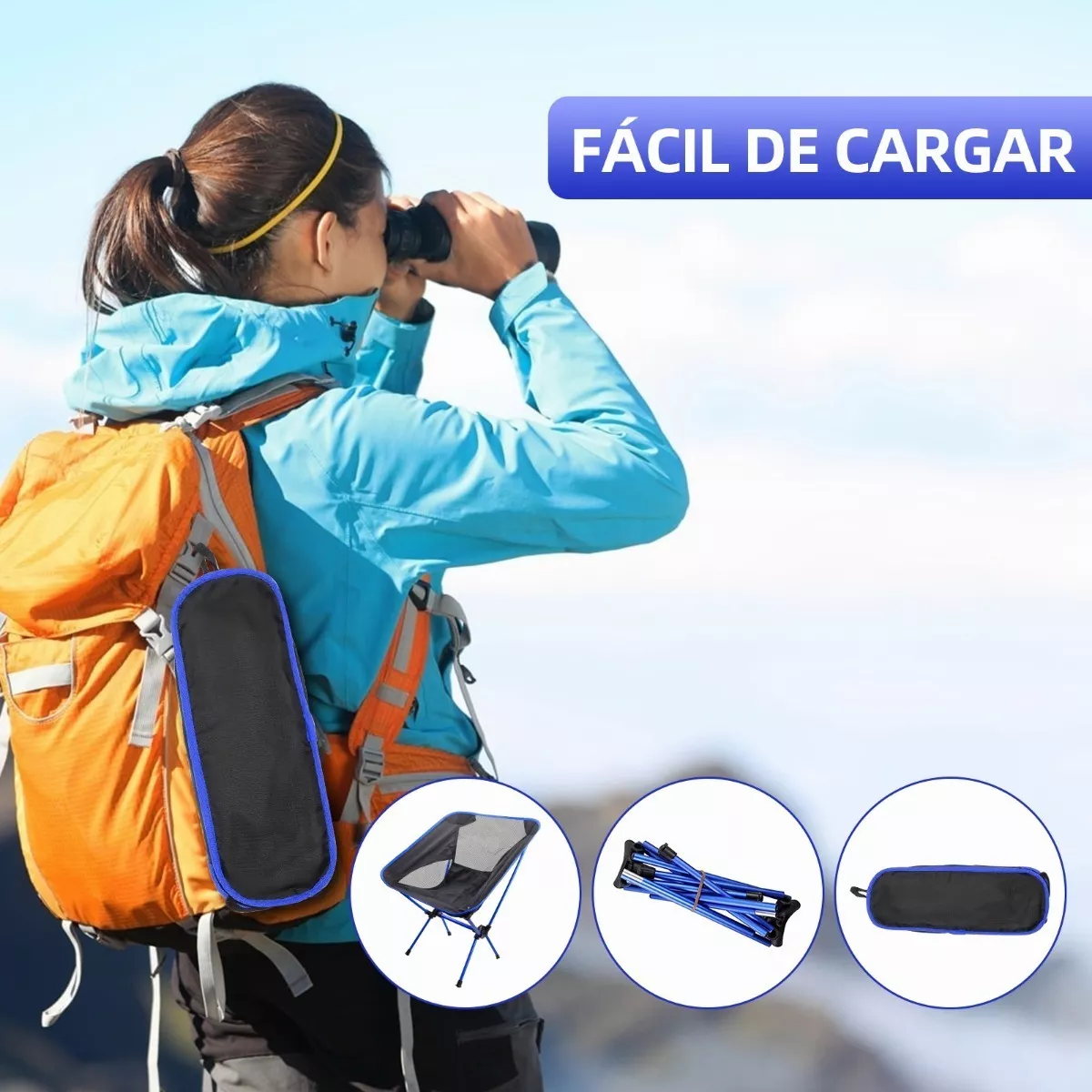 Silla De Camping con Bolso