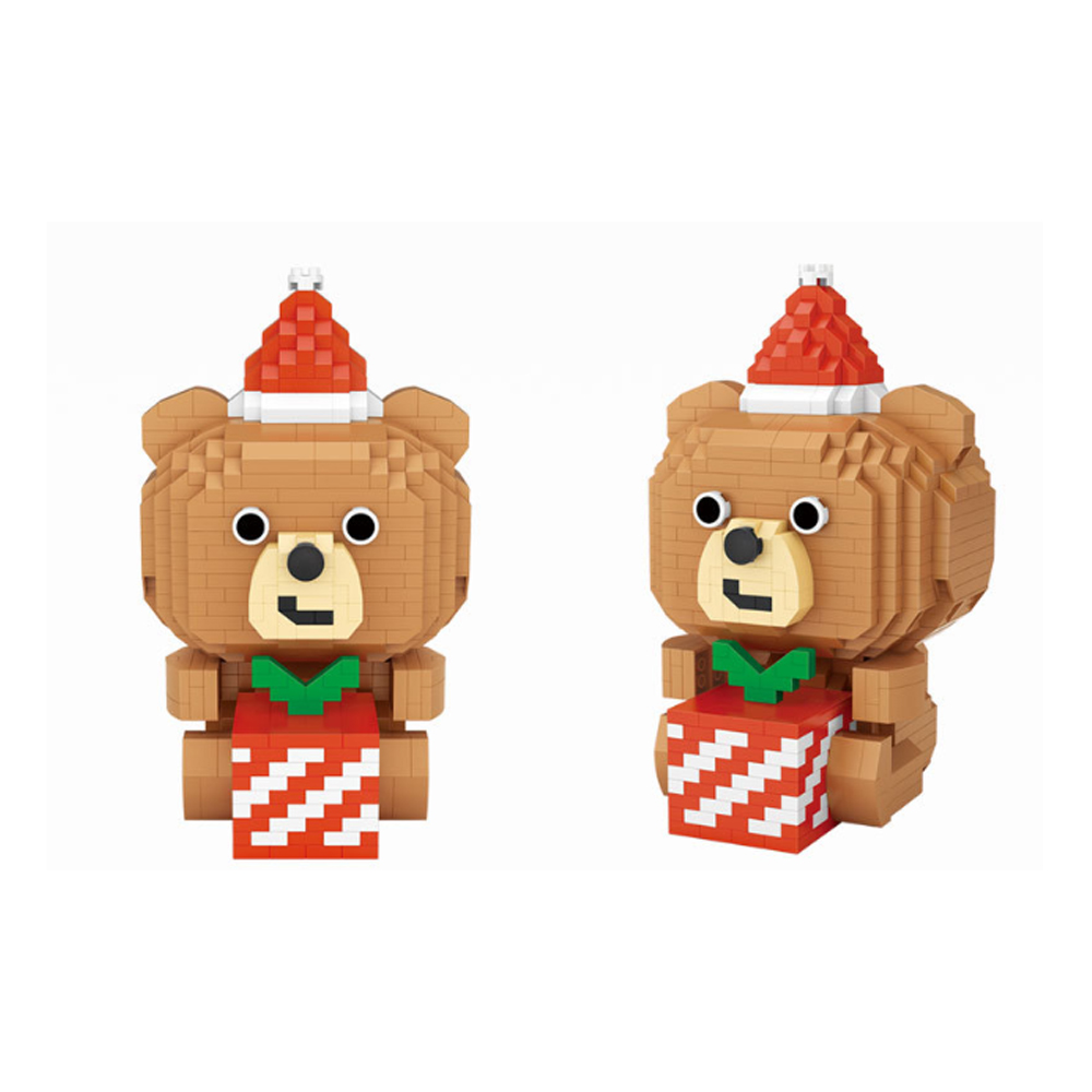 Oso Regalo Bloques Construcción Juguete Niños 870 Piezas Loz