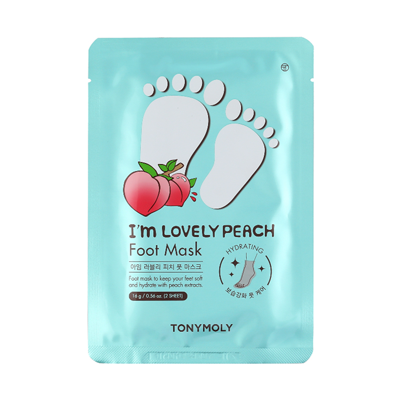 Mascarilla humectante para pies de Durazno