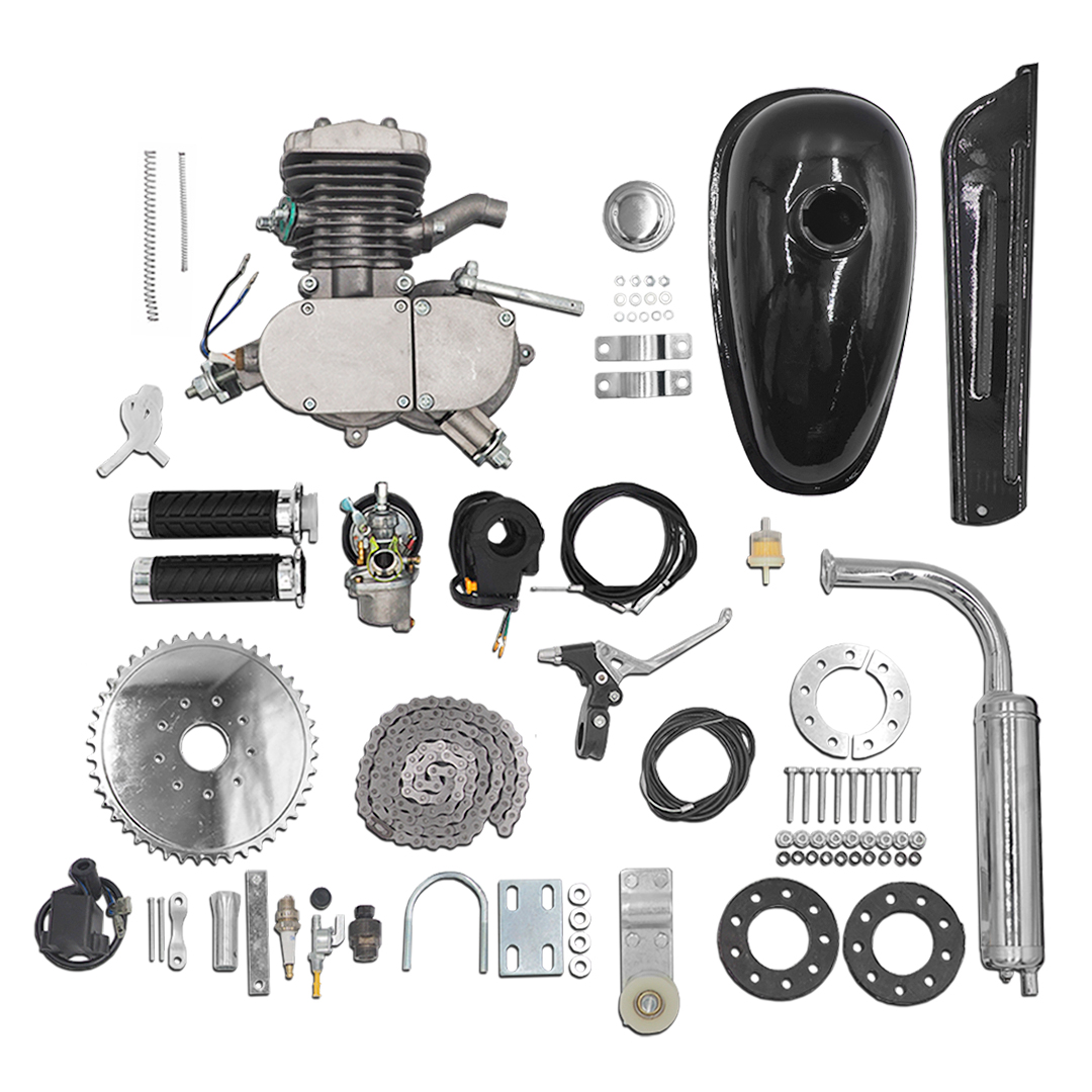 Kit Motor Bicicleta de Gasolina 80 CC 2 Tiempos para Bicicleta Motorizada Bicimoto