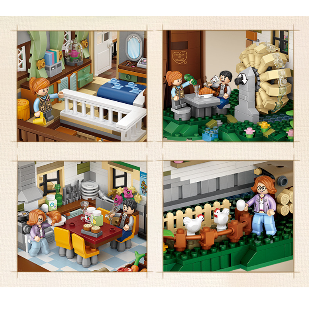 Casa Del Árbol Bloques Construcción Juguete Niños Loz 