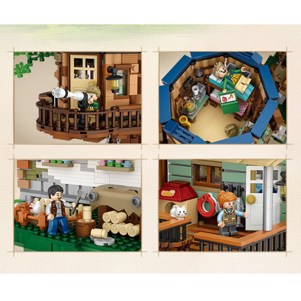 Casa Del Árbol Bloques Construcción Juguete Niños Loz 