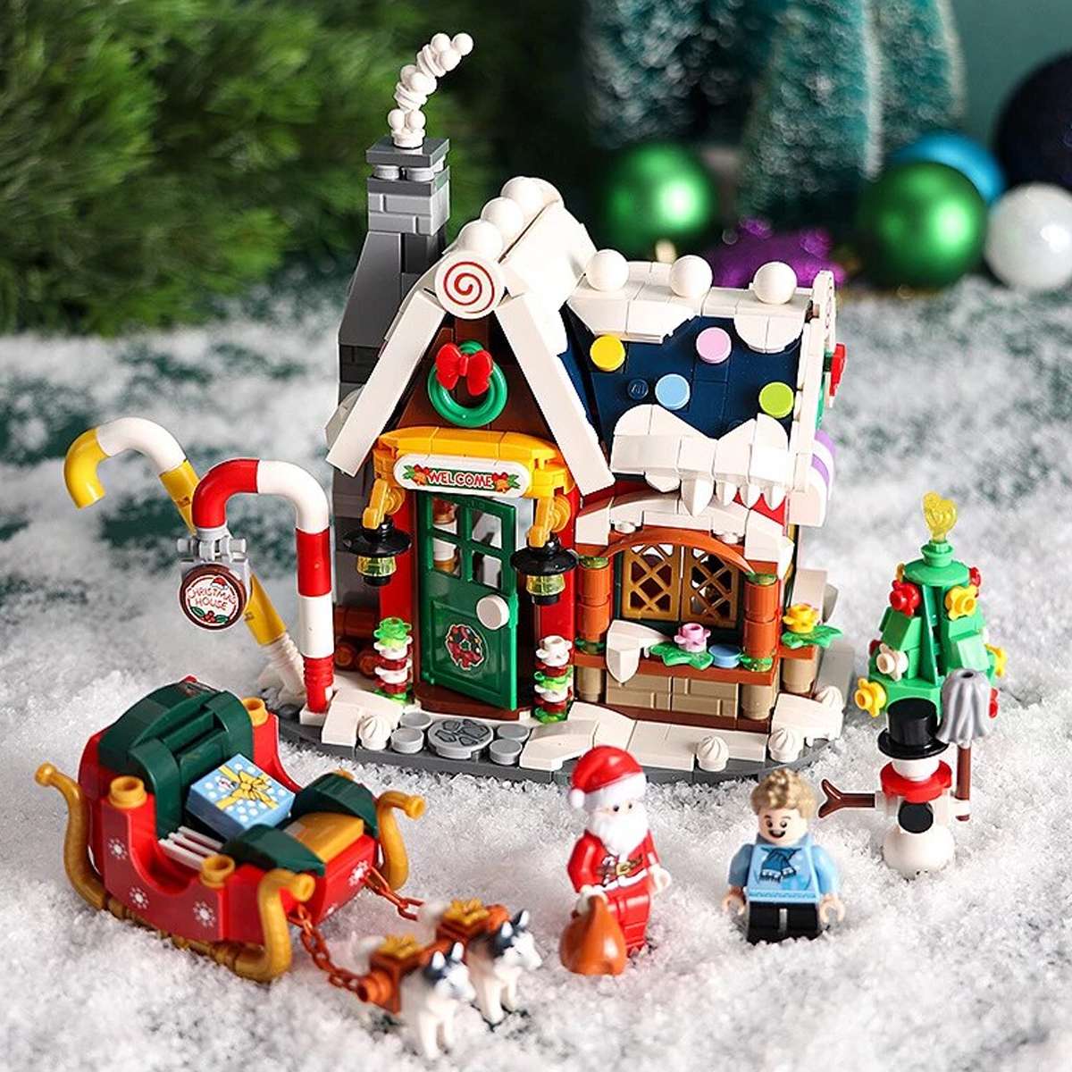 Unicornio Balancín Bloques Construcción Juguete Niños 944pzs Loz