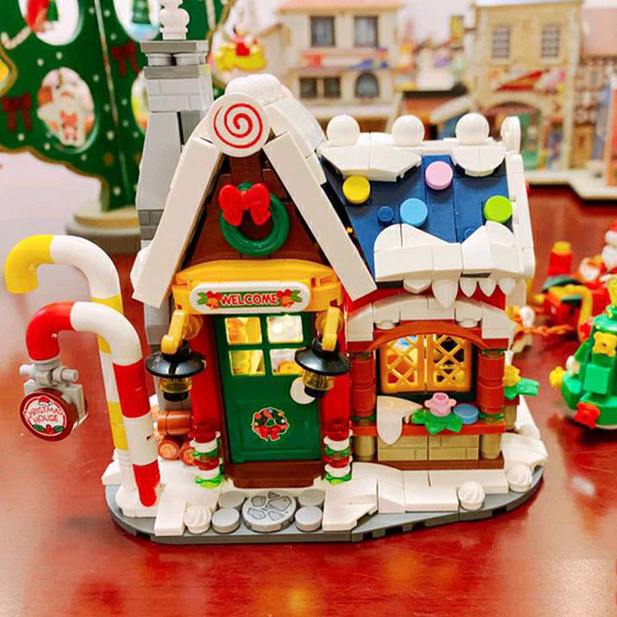 Unicornio Balancín Bloques Construcción Juguete Niños 944pzs Loz