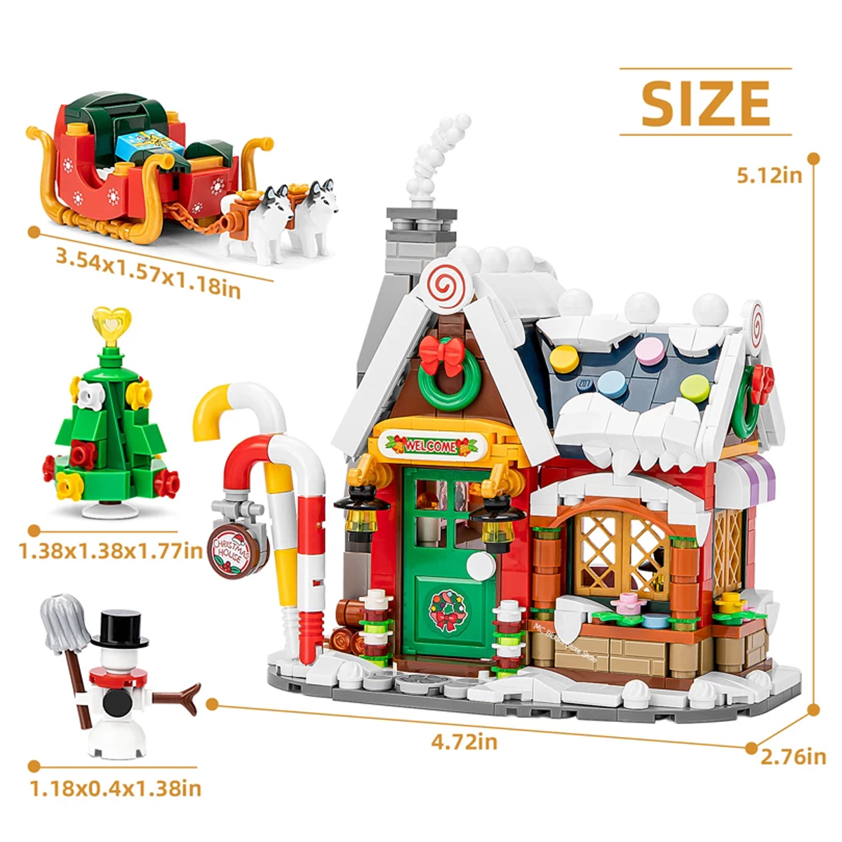 Unicornio Balancín Bloques Construcción Juguete Niños 944pzs Loz