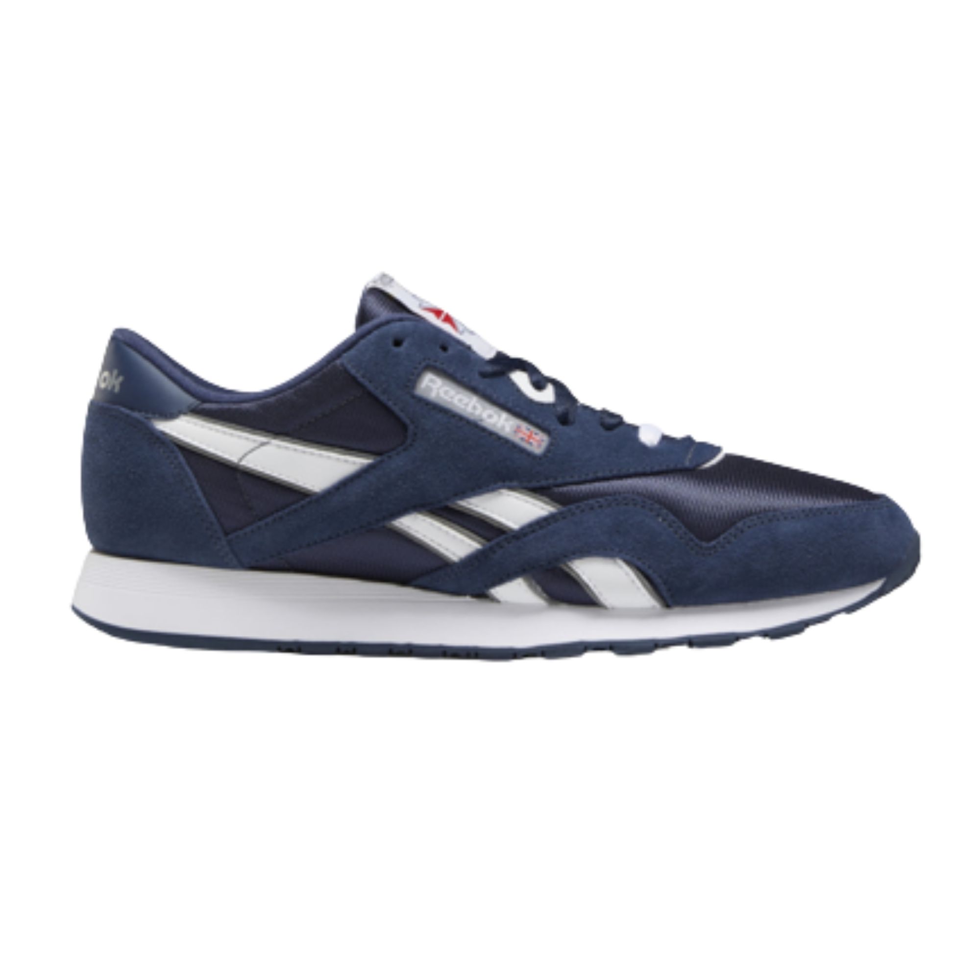 Tenis Reebok Classic Nylon Azul Marino Hombre Originales FV1595