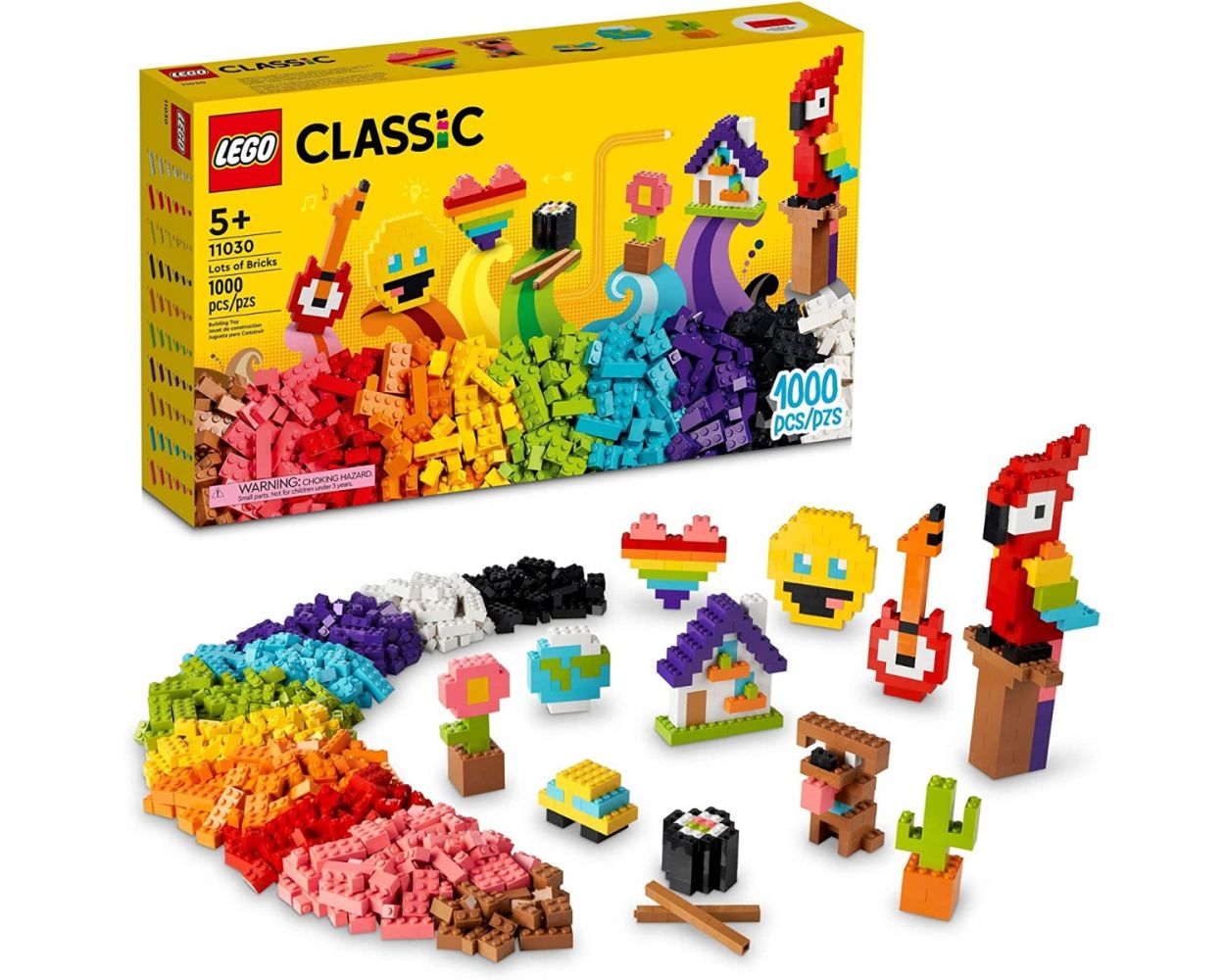  Lego Classic Bricks por Montones 11030