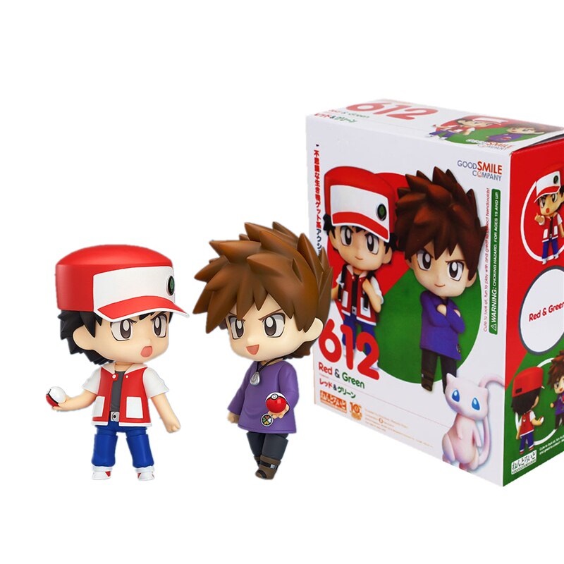 Pokemon Trainer Red Green 612 Pokémon Nendoroid Figma Figura