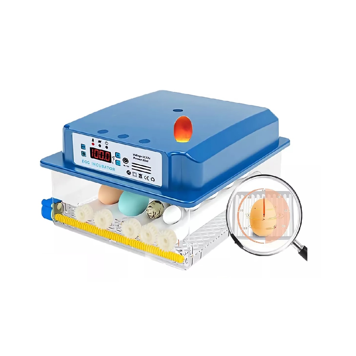 Incubadora Automática De Aves De Corral 16 Piezas