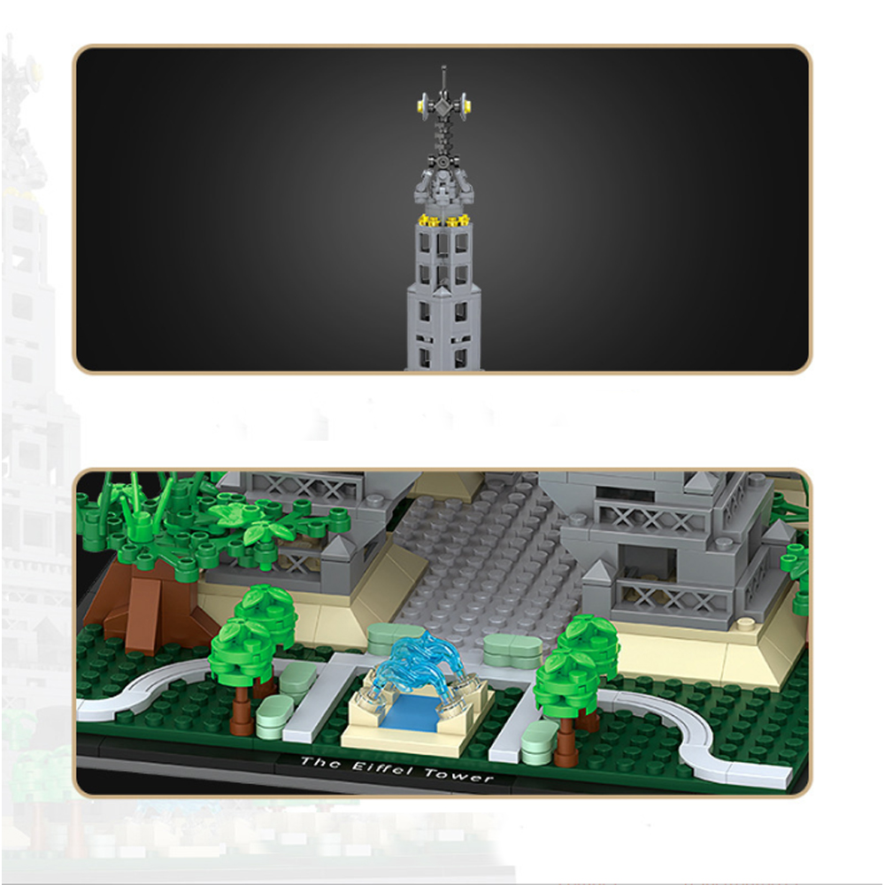 Torre Eiffel Bloques Construcción Juguete Niños Loz 797 Pzs