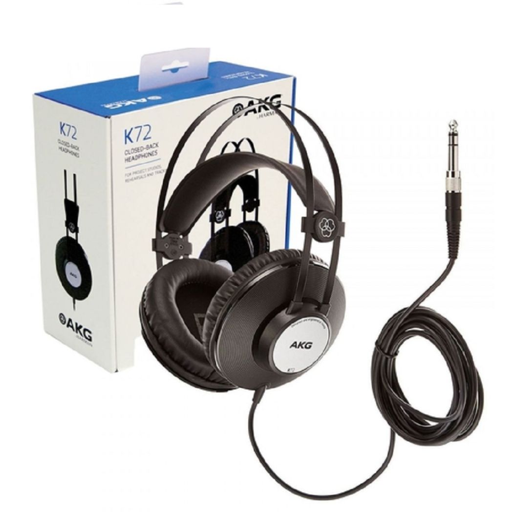Audífonos AKG K72 de Diadema/40mm/32 Ohms/200 mW