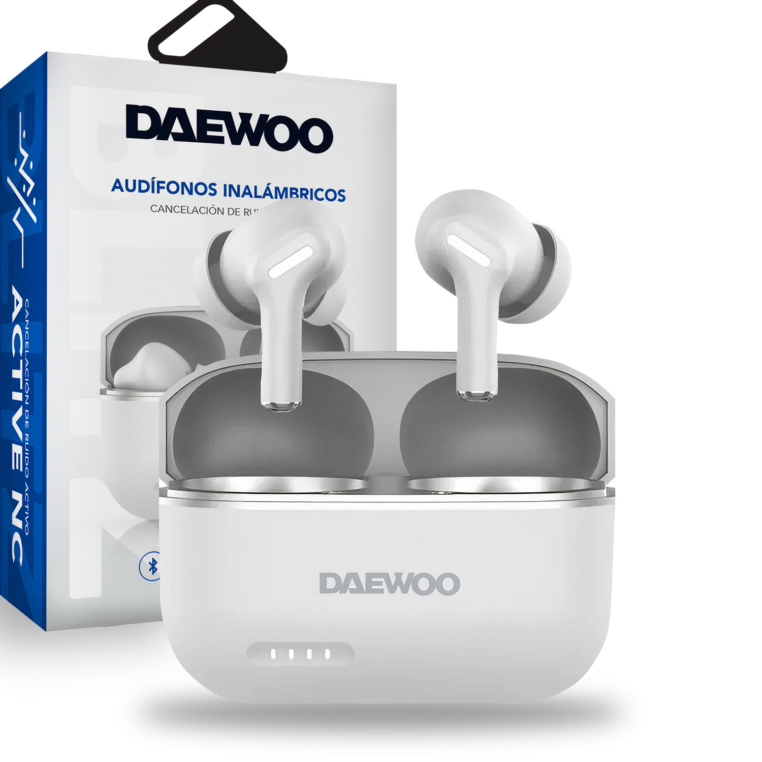 Audífonos Daewoo Inalámbricos Bluetooth In-ear Tws Pro Dw-ANC1 Blanco