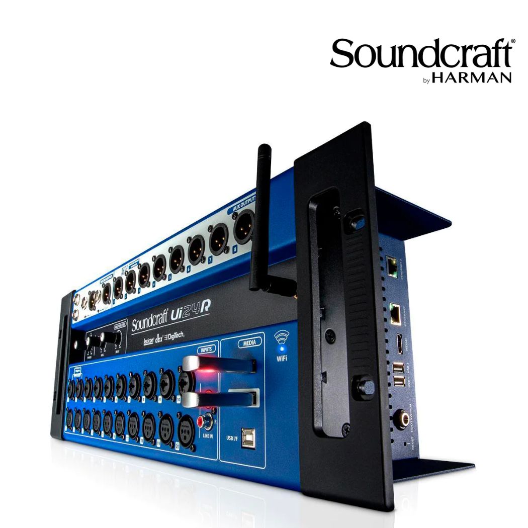 Mezcladora Digital SOUNDCRAFT UI24R Wi-fi/24 Canales/USB/RCA