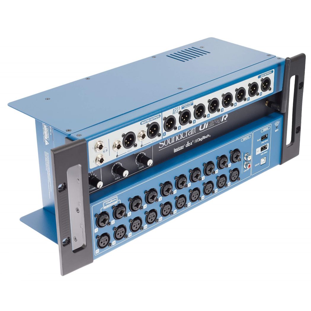 Mezcladora Digital SOUNDCRAFT UI24R Wi-fi/24 Canales/USB/RCA