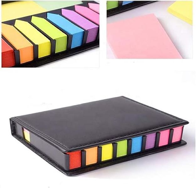 Kit porta notas adhesivas estuche