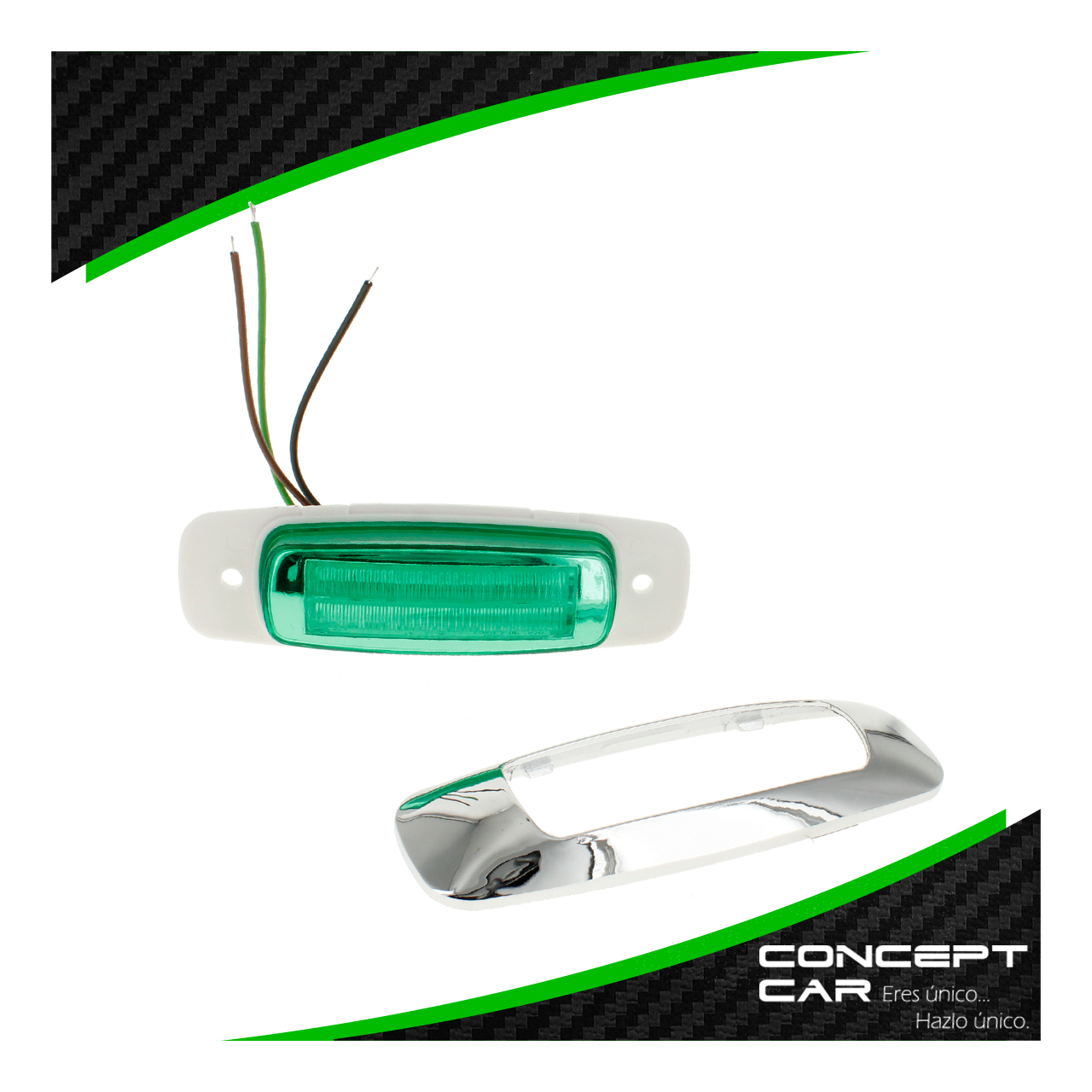 Par Plafon Led Plasma Laser Laterales Estrobo Camion 12-24v