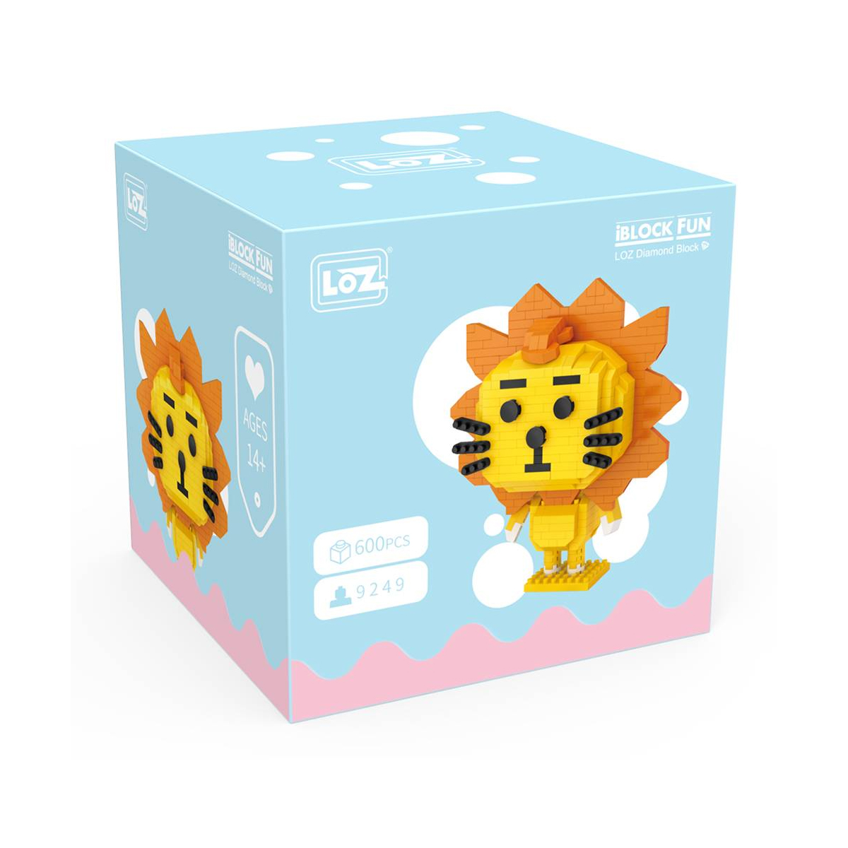 Loz Bloques Miniatura Construcción Decoración Leoncito