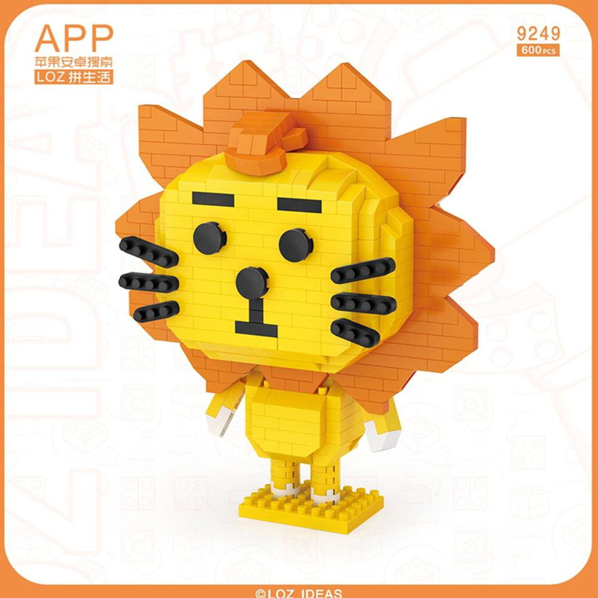 Loz Bloques Miniatura Construcción Decoración Leoncito