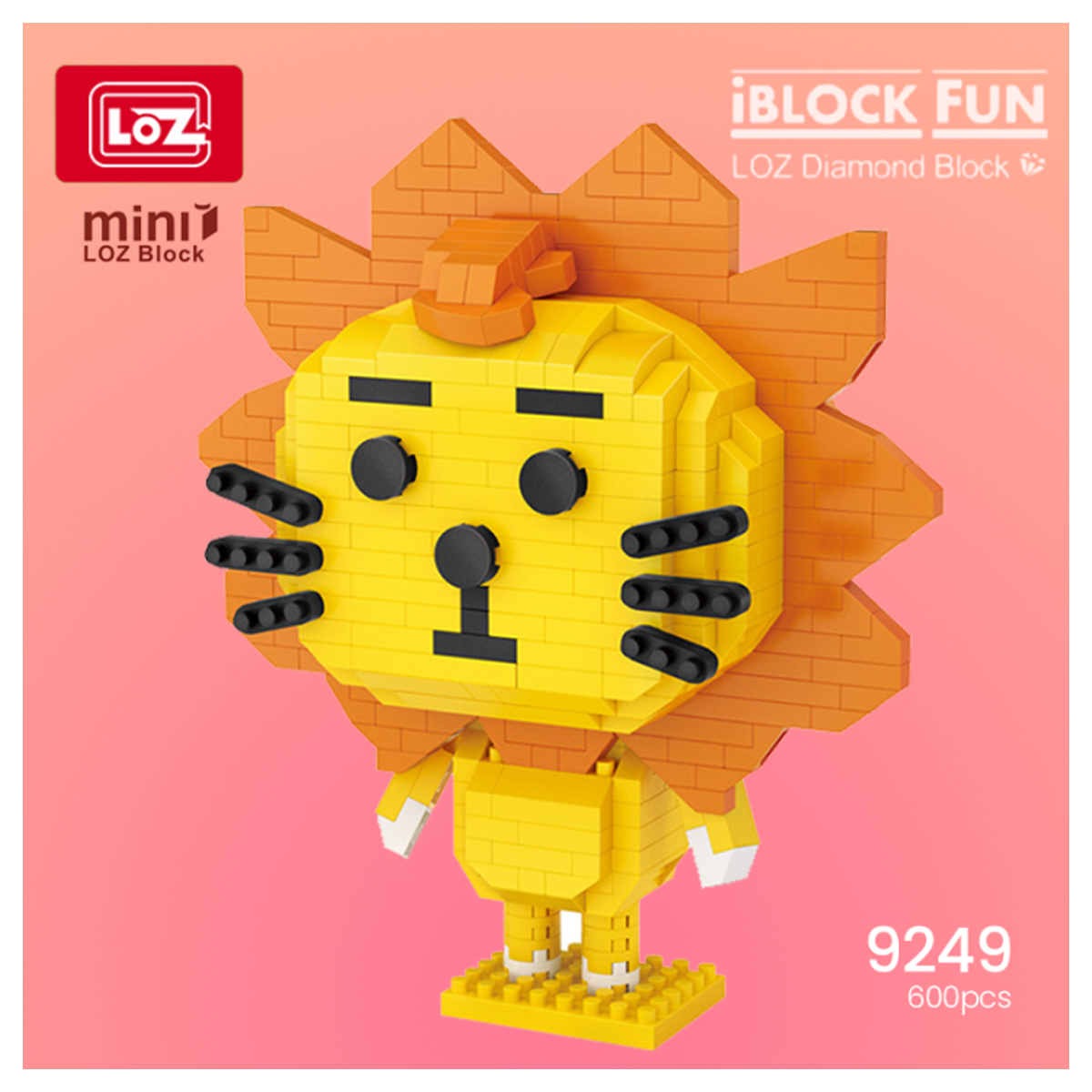 Loz Bloques Miniatura Construcción Decoración Leoncito