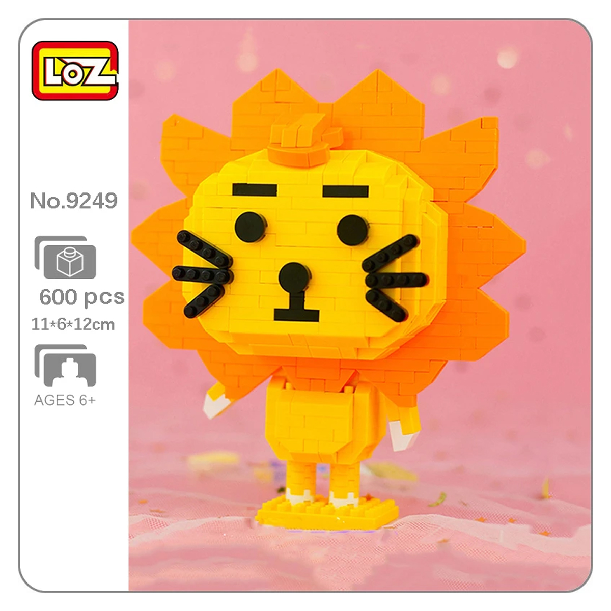 Loz Bloques Miniatura Construcción Decoración Leoncito