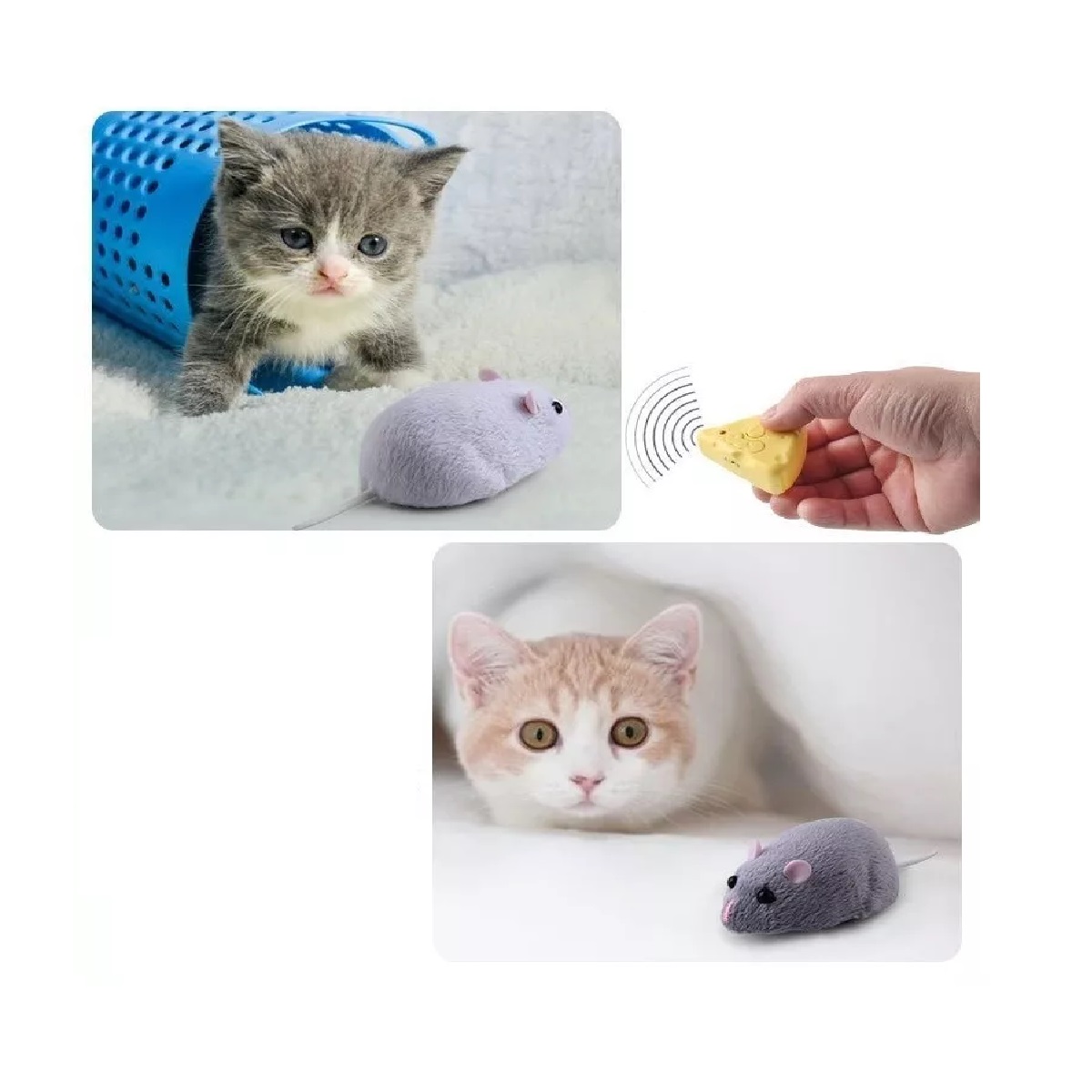 Ratón Eléctrico Control Remoto Rata Inalámbrica De Felpa