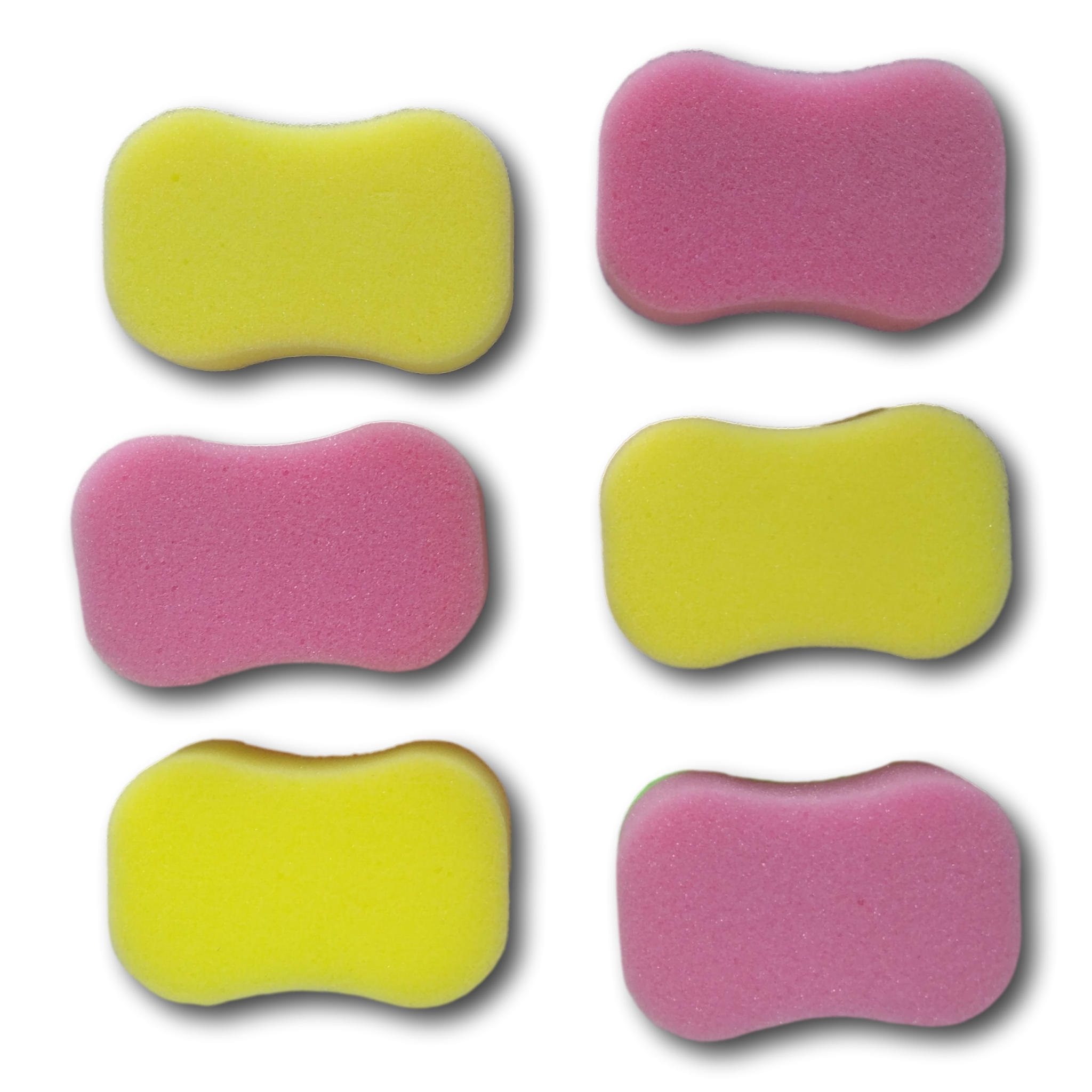 Set De 6 Pza Esponjas Fibras Lava Trastes De Cocina