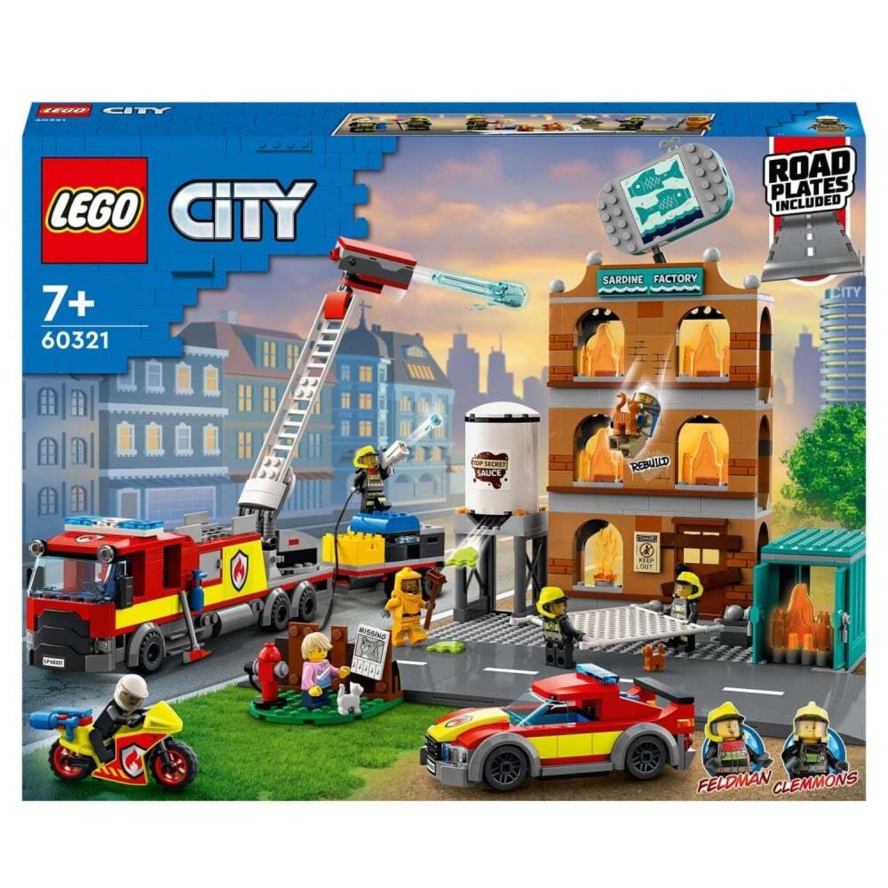 Lego City Brigada de Bomberos 766pzs